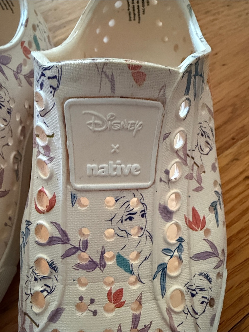 Native Shoes Kids Slip-On Sneakers in Light Pink Floral - Picture 2 of 7